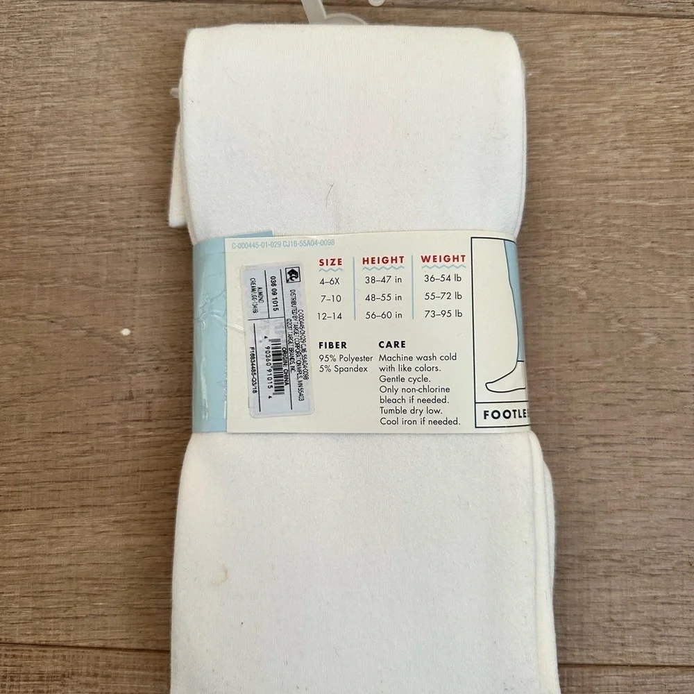 Cat & Jack Cream Fleece-Lined Leggings